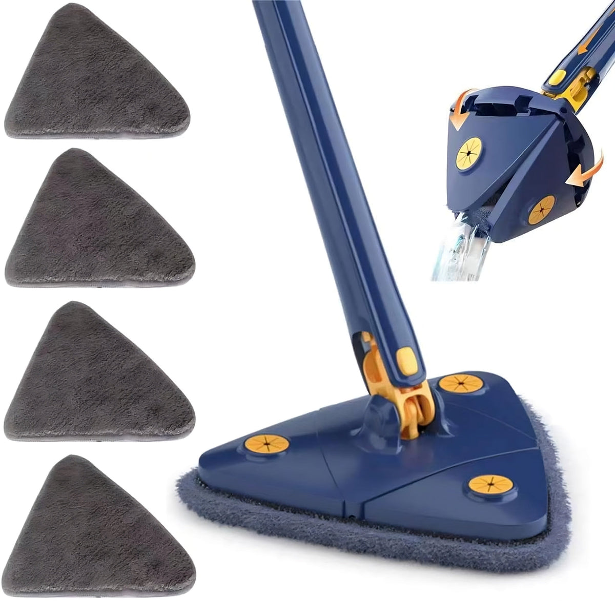 Self-Squeeze Triangular Mop