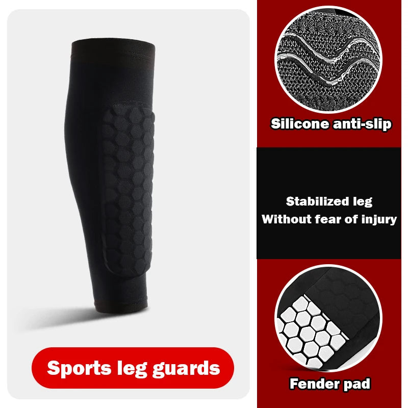 Shin Guard Socks Sleeves with Foam