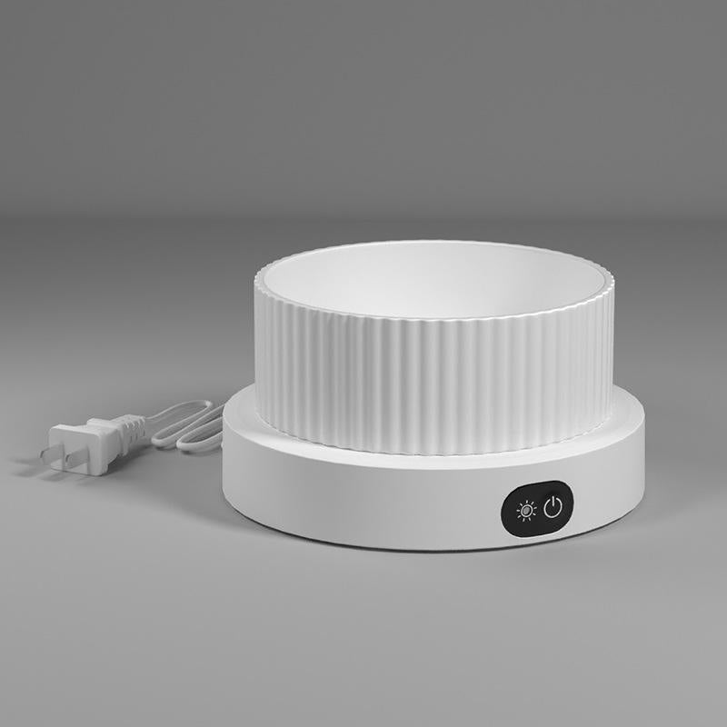 Dog Heated Water Dispenser with Ceramic Bowl Winter Pet Dog Drinker